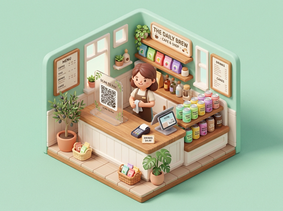 3D Custom QR Placement