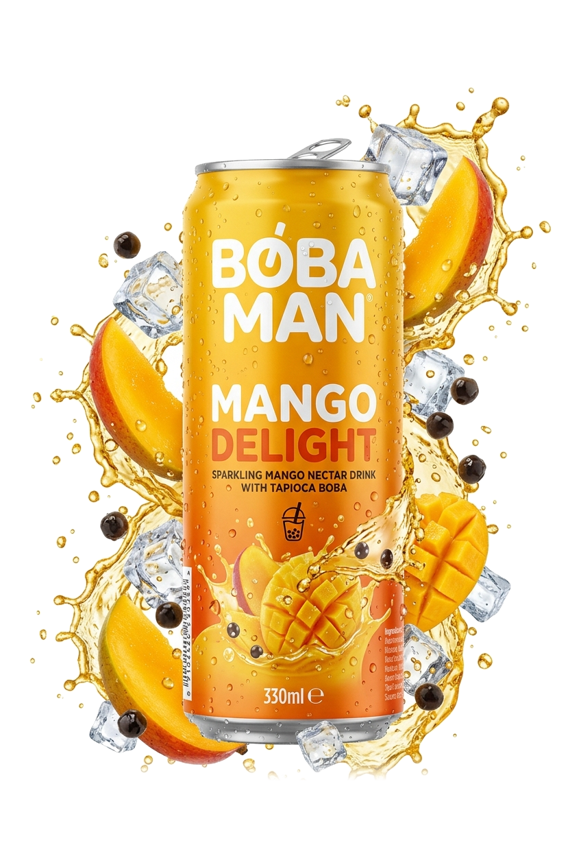 Boba Man Mango Delight